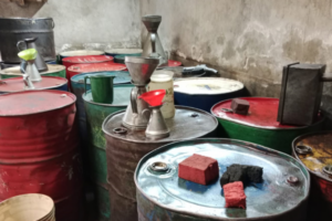 Illegal Diesel Stockpile Seized in Godagari Raid