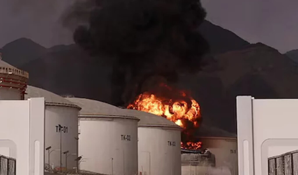 iranian missile strikes abu dhabi industrial zone Iranian Missile Strikes Abu Dhabi Industrial Zone