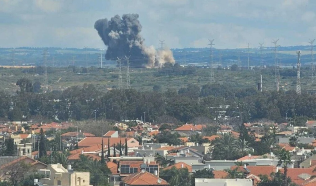 missile strike hits israeli power plant Missile Strike Hits Israeli Power Plant