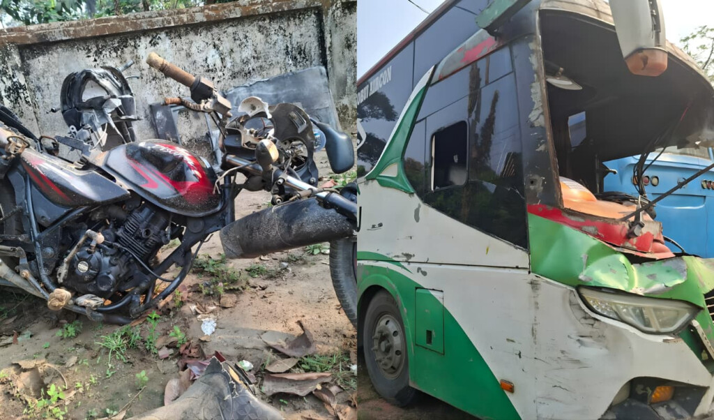 motorcyclist killed in bus collision 1 Motorcyclist Killed in Bus Collision
