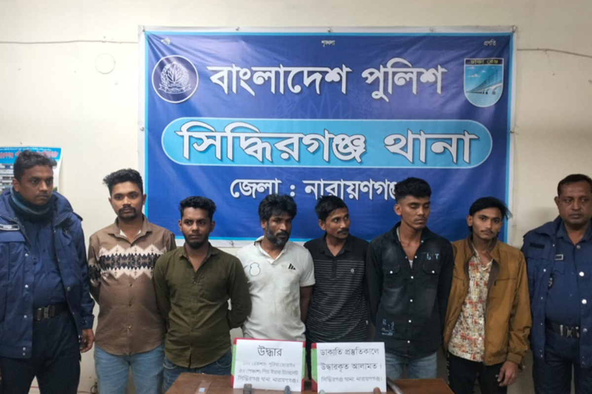 Seven Arrested Over Robbery Plot in Narayanganj