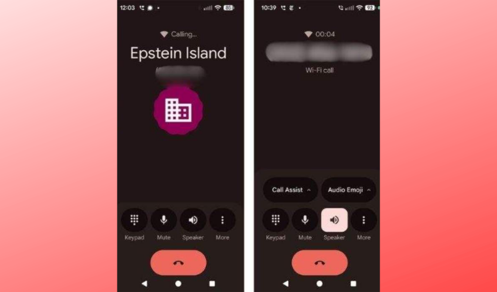 strange epstein island caller id hits white house calls Strange ‘Epstein Island’ Caller ID Hits White House Calls
