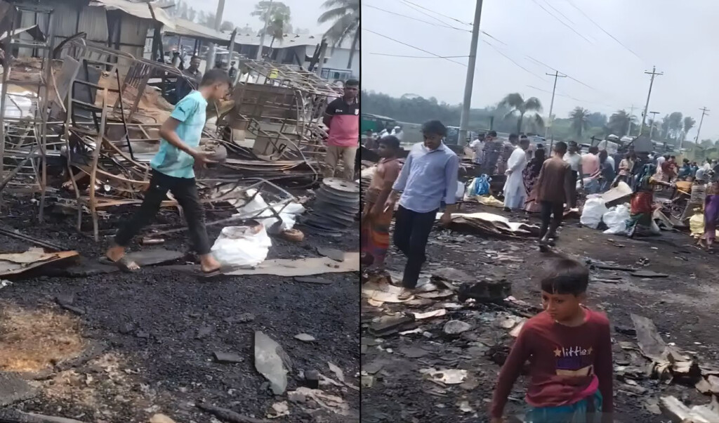 subarnachar blaze destroys 24 shops Subarnachar Blaze Destroys 24 Shops