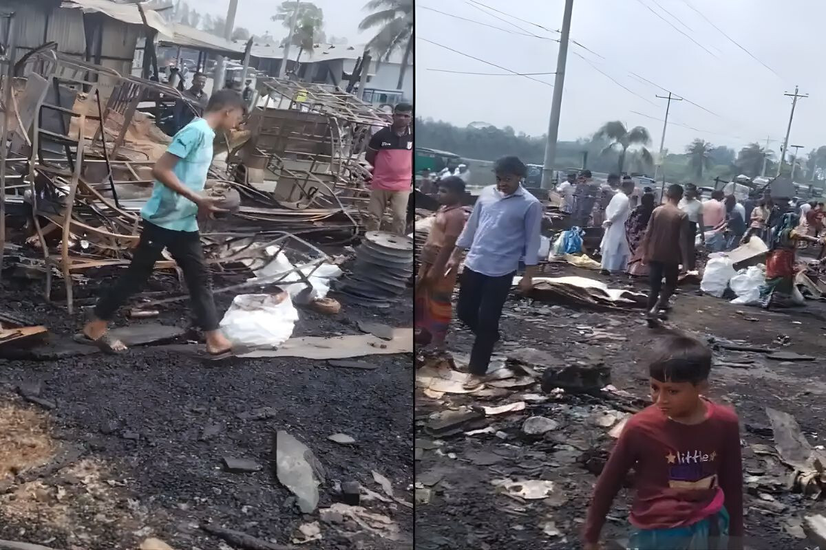 Subarnachar Blaze Destroys 24 Shops