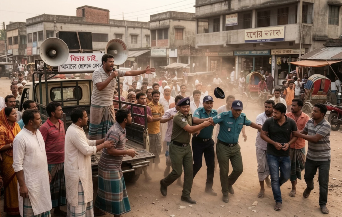 Suspect Snatched After Police Beaten Following Loudspeaker Announcement