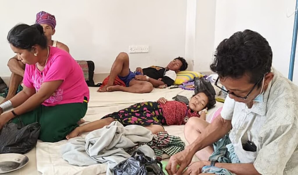 70 Children with Measles Symptoms in 31-Bed Hospital