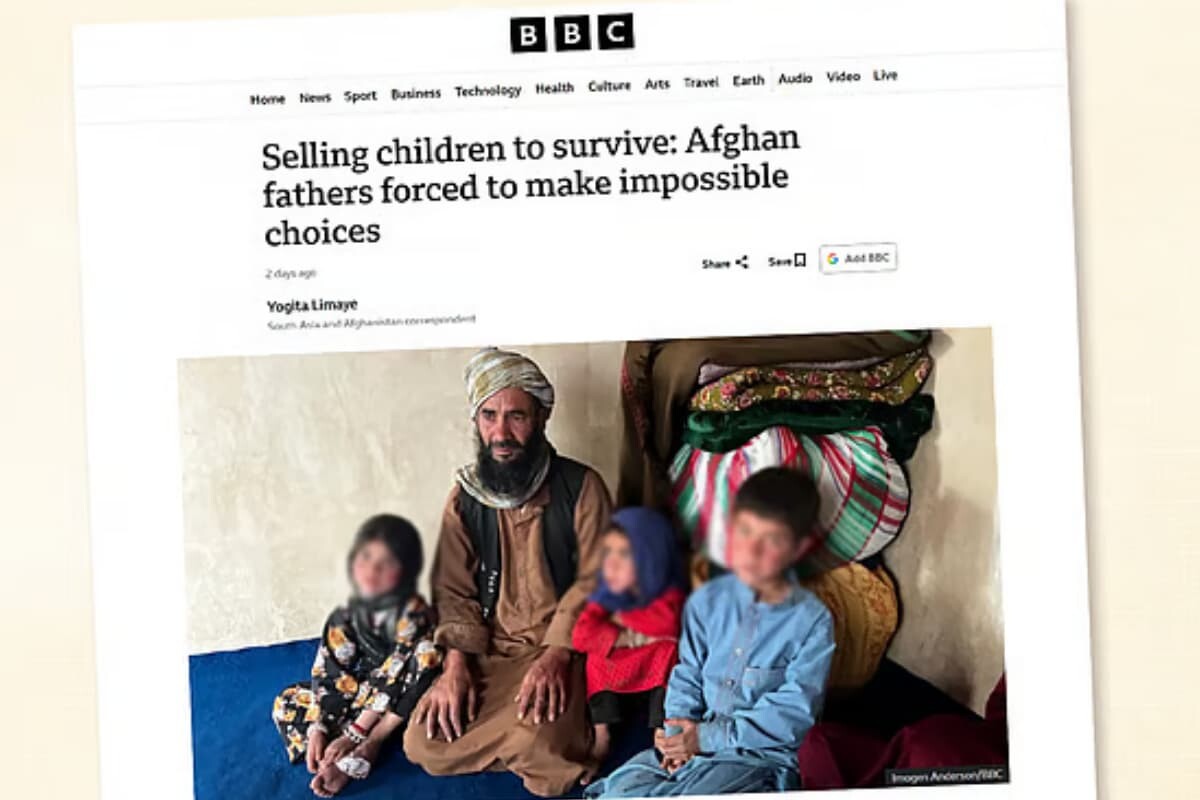 Afghan Families Driven to Relinquish Children Amid Severe Famine
