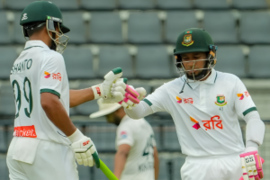 Bangladesh Secure 156-Run Lead After Day Two