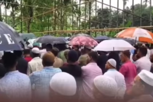 Large Crowds Attend Funeral Of Sherpur Chhatra League Leader