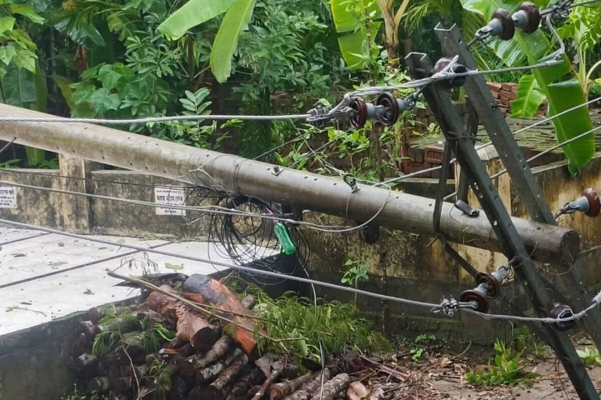 Nor’wester Destroys Mehendiganj Power Grid Before Eid