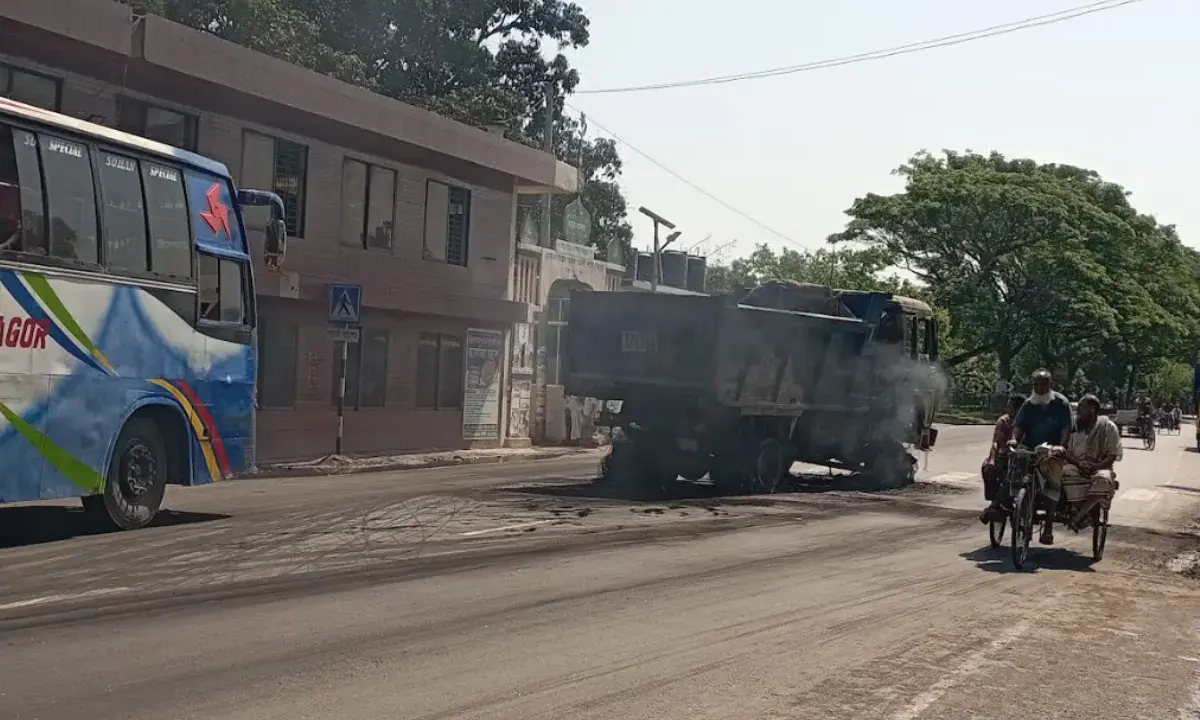 Puthia Road Crash Sparks Unrest