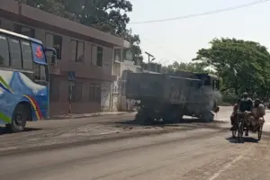 Puthia Road Crash Sparks Unrest