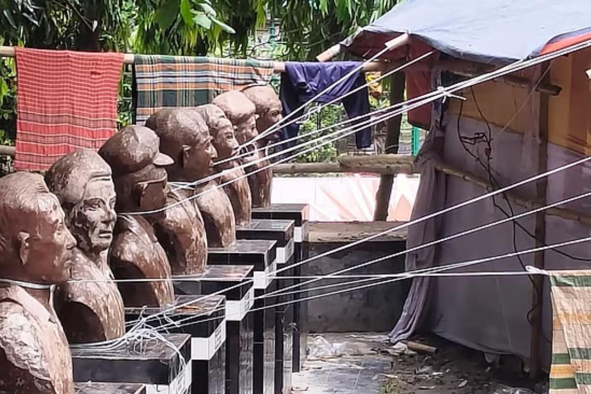 Rope Placed on Heroes’ Busts Sparks Outrage