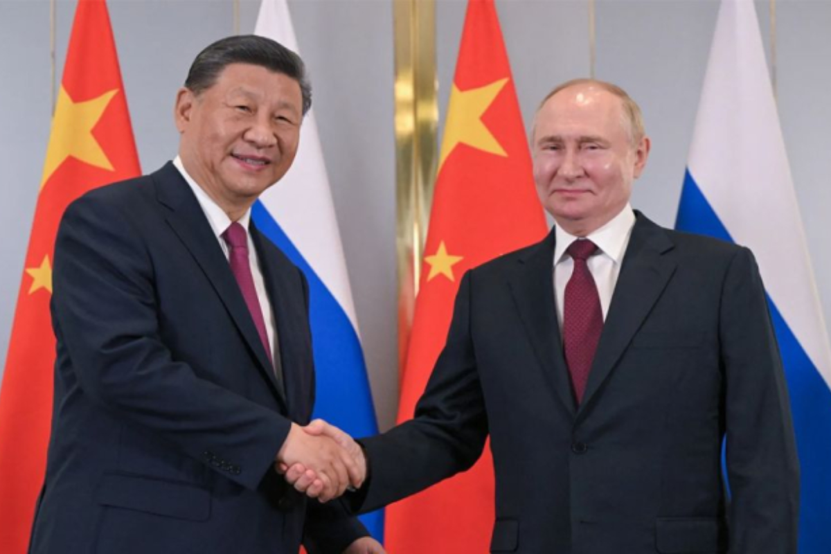 Russian President Vladimir Putin Arrives In Beijing