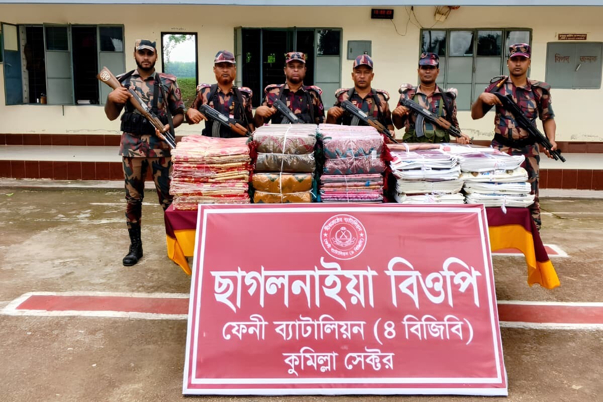 BGB Seizes Illicit Indian Sarees Worth Millions