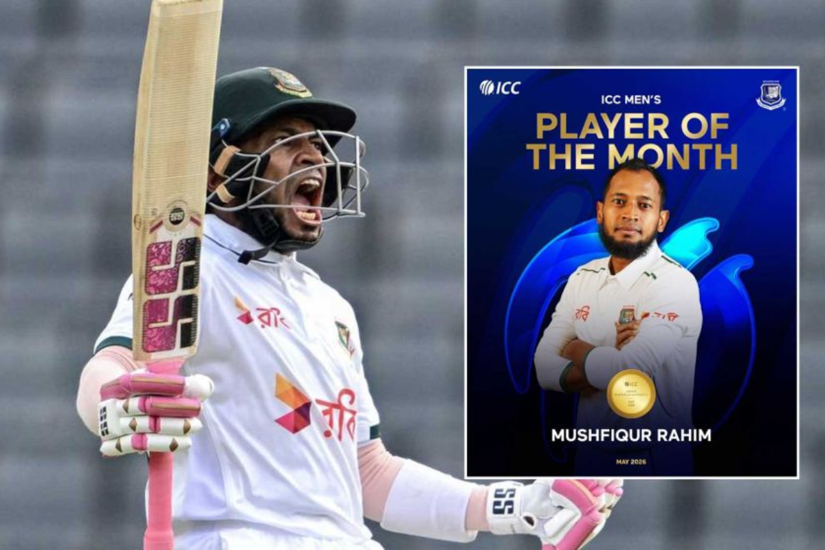 Bangladesh Batsman Mushfiqur Rahim Wins ICC Award