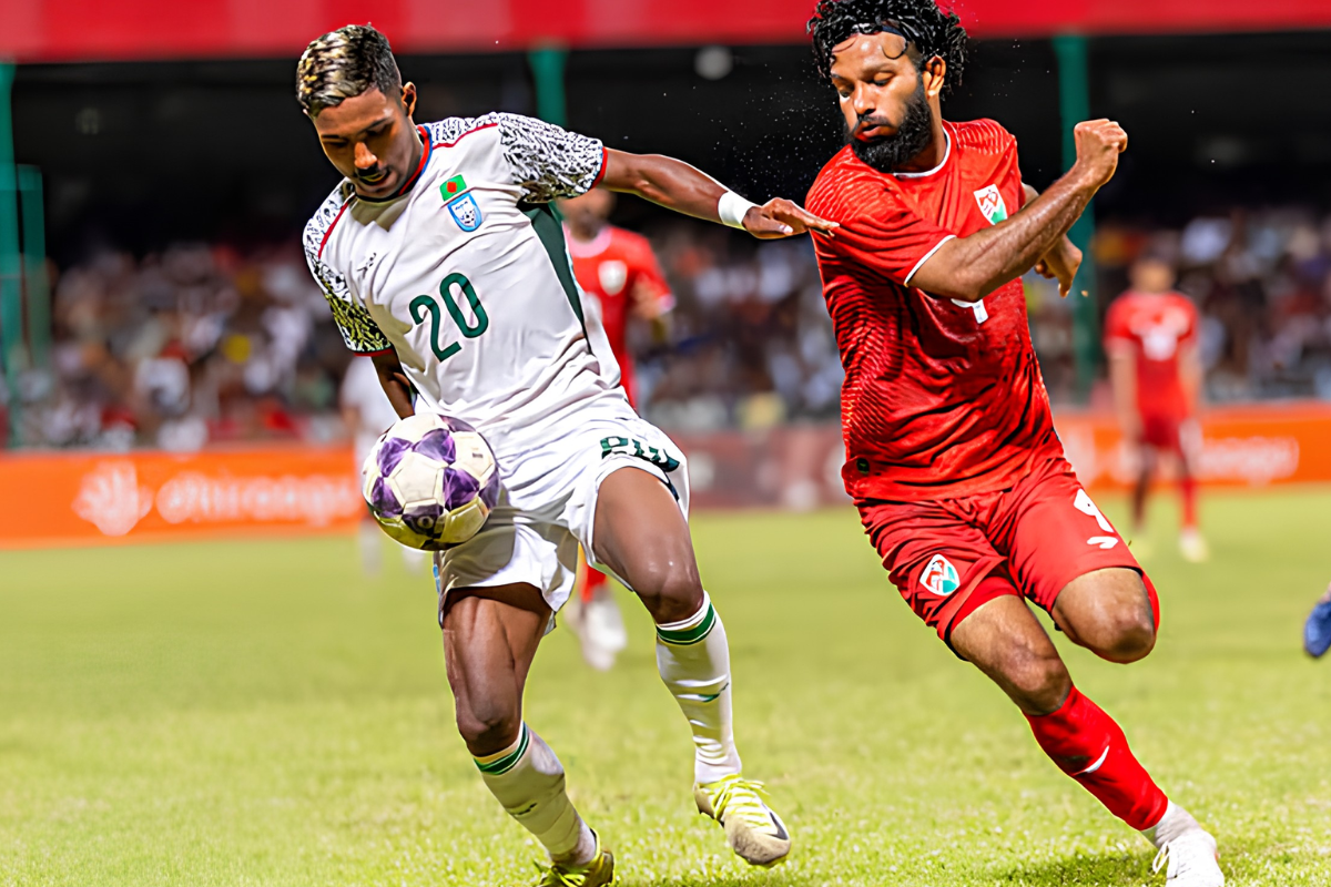 Chaos Mars Bangladesh And Maldives Football Match