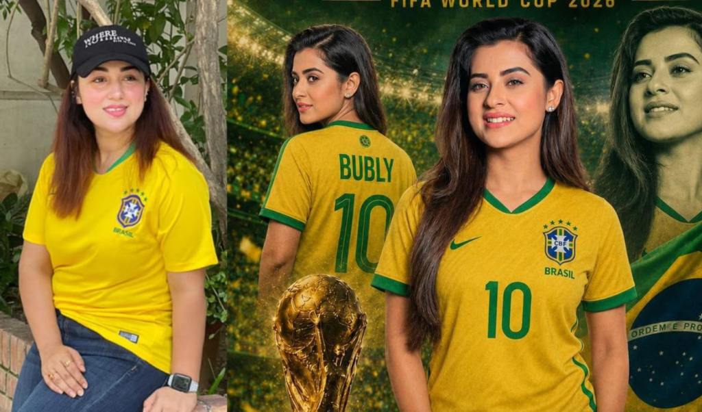 Dhallywood Actresses Unite To Support Brazilian Team Dhallywood Actresses Unite To Support Brazilian Team