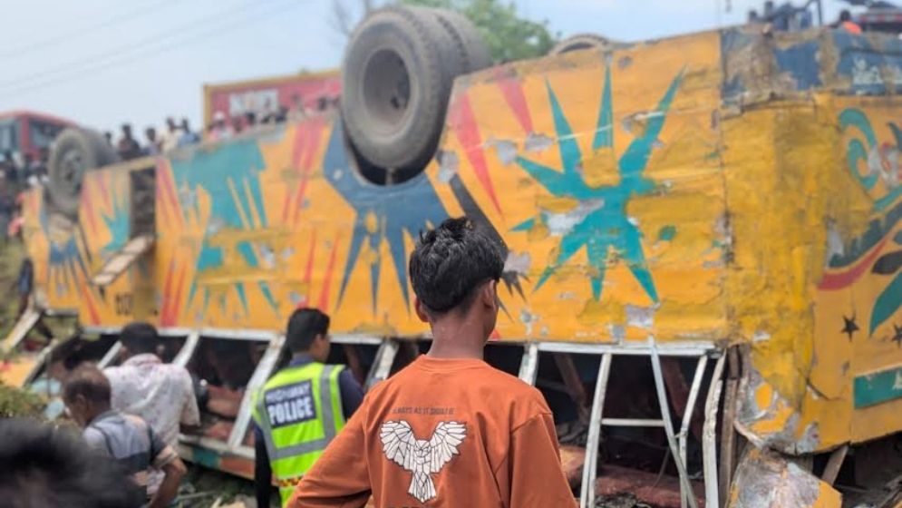 Four Killed in Sarail Bus Crash