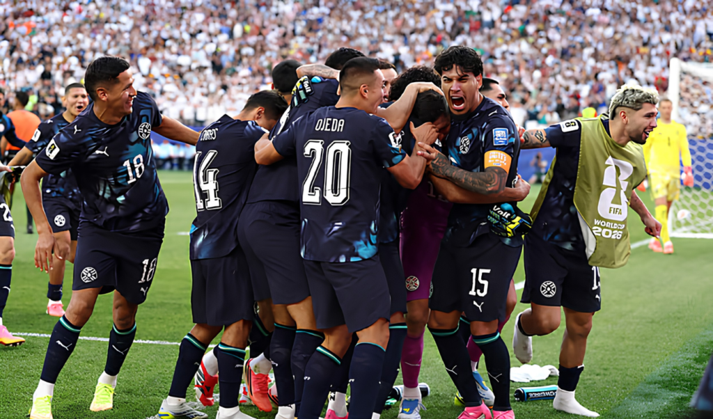 Germany 1 1 Paraguay Paraguay win 4 3 on penalties Germany 1 : 1 Paraguay (Paraguay win 4-3 on penalties)