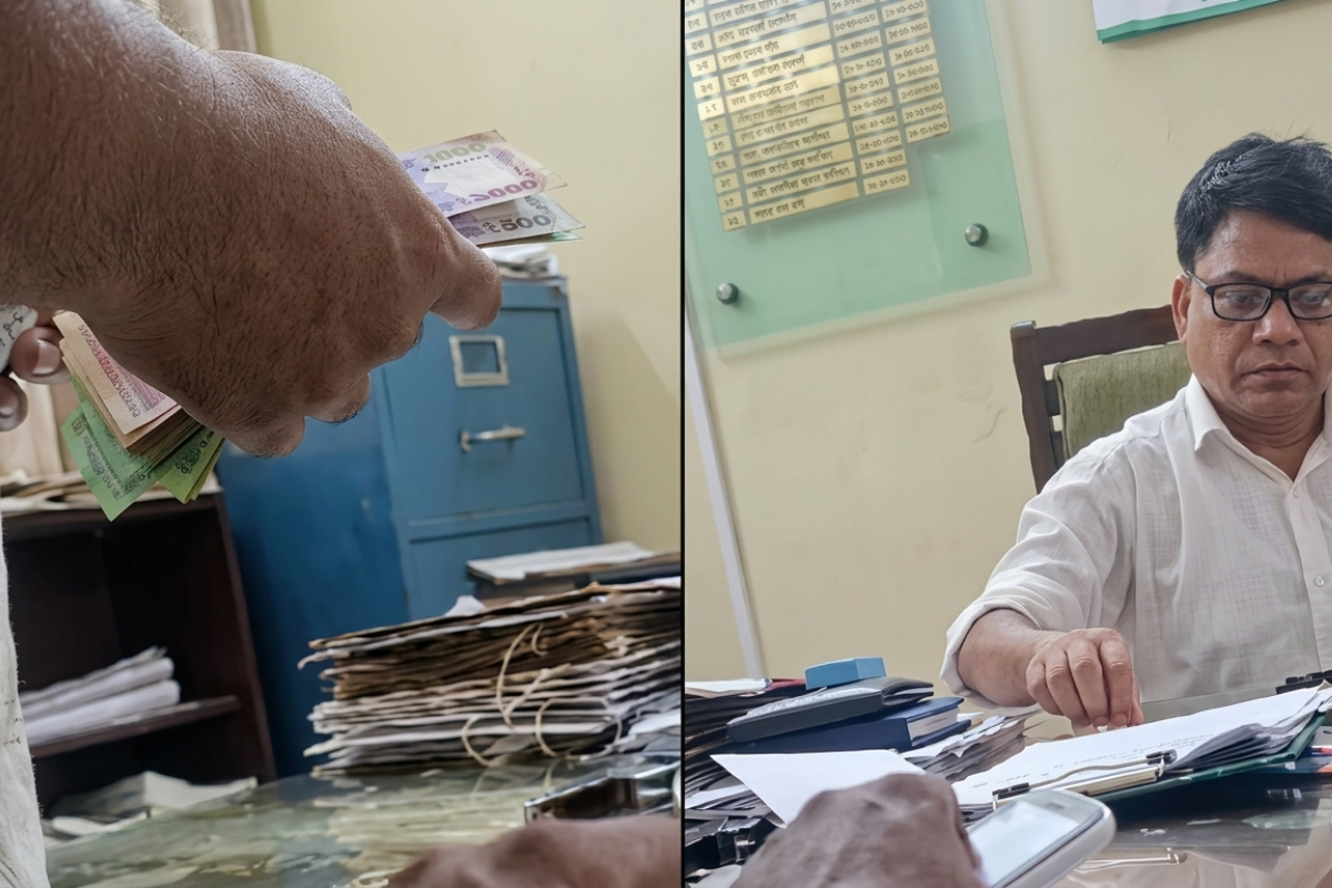 Government Officer Uses Calculator To Demand Bribes