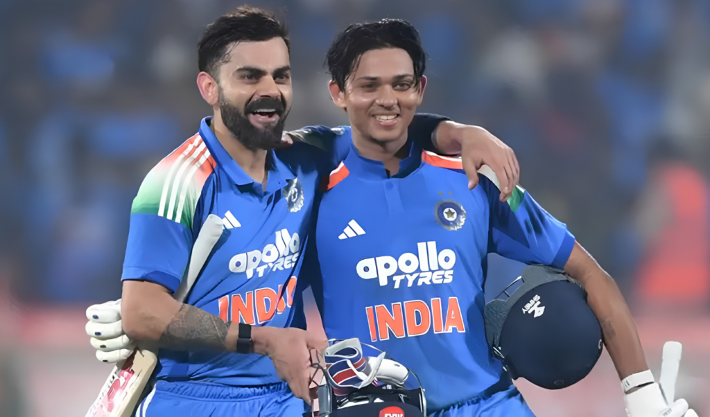 Jaiswal Replaces Injured Kohli for Afghanistan Series Jaiswal Replaces Injured Kohli for Afghanistan Series