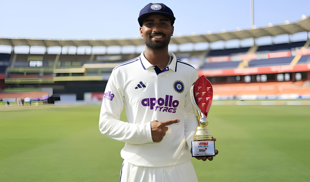 Manav Suthar Breaks 47 Year Old Record on Test Debut Manav Suthar Breaks 47-Year-Old Record on Test Debut
