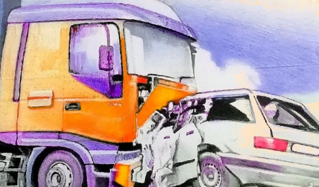 Pedestrian Killed and Ten Injured in Sitakunda Collision between Four Cars