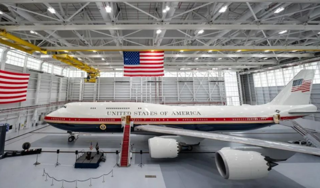 President Trump Unveils Qatari Gifted Presidential Aircraft President Trump Unveils Qatari Gifted Presidential Aircraft