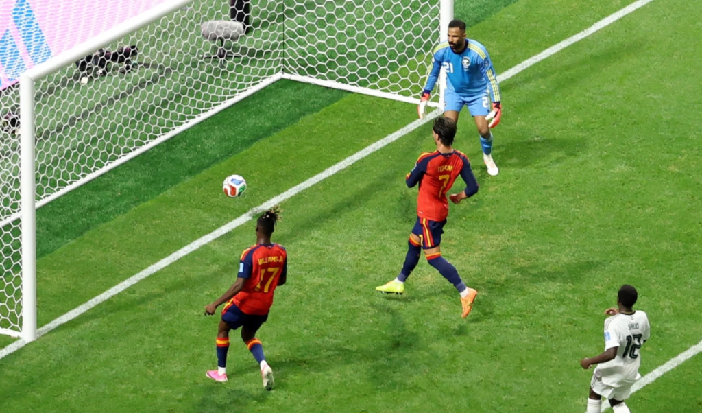 Spain Secure Dominant Four Goal Victory Over Saudi Arabia Spain Secure Dominant Four-Goal Victory Over Saudi Arabia