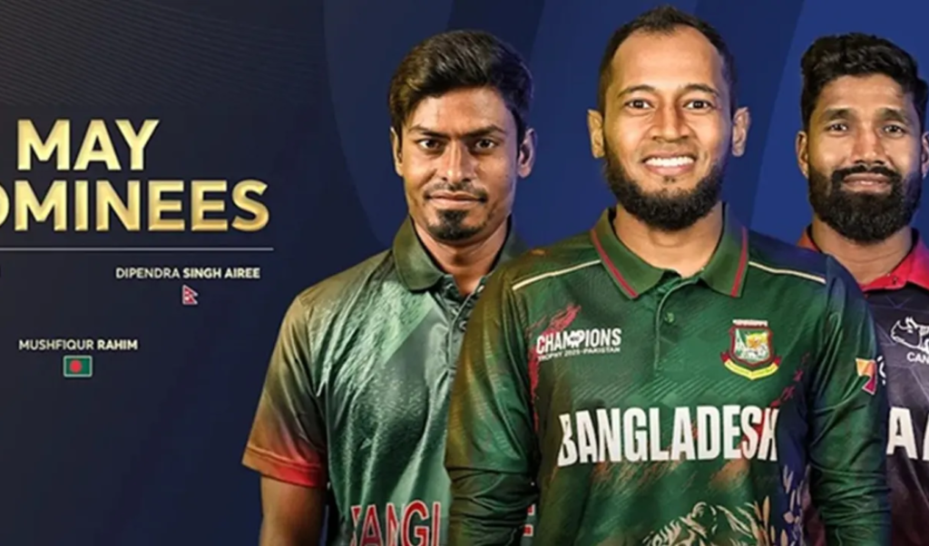 Taijul And Mushfiqur Earn ICC Monthly Award Nominations Taijul And Mushfiqur Earn ICC Monthly Award Nominations