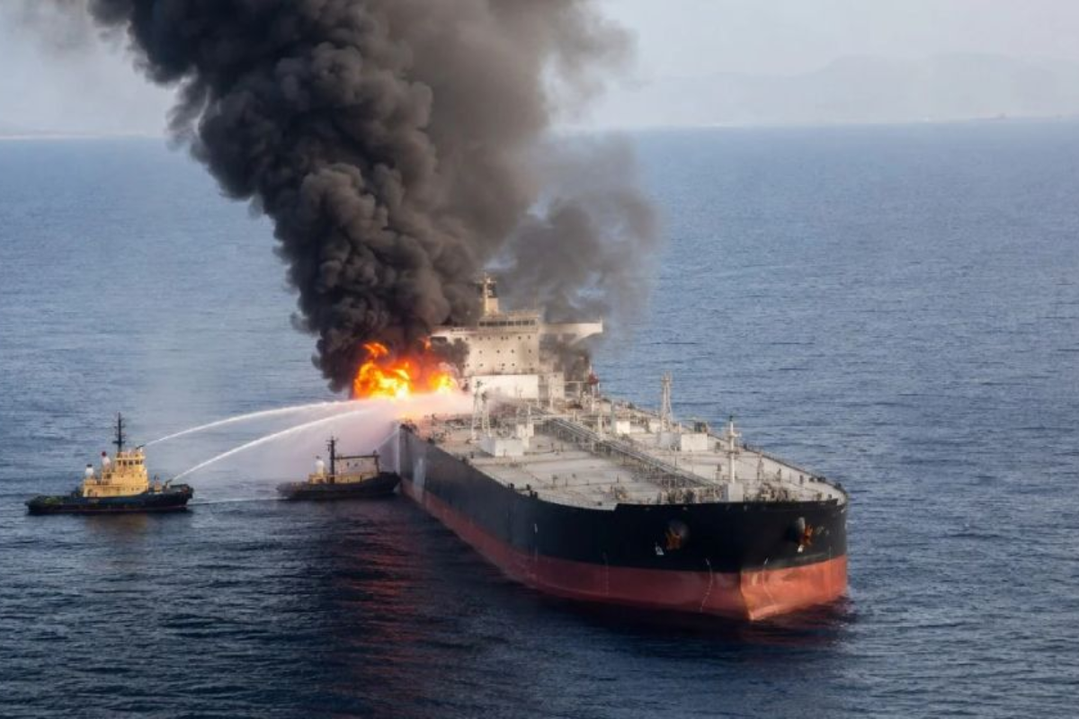Tanker Ship Attacked On Coast Of Oman
