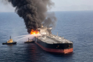 Tanker Ship Attacked On Coast Of Oman