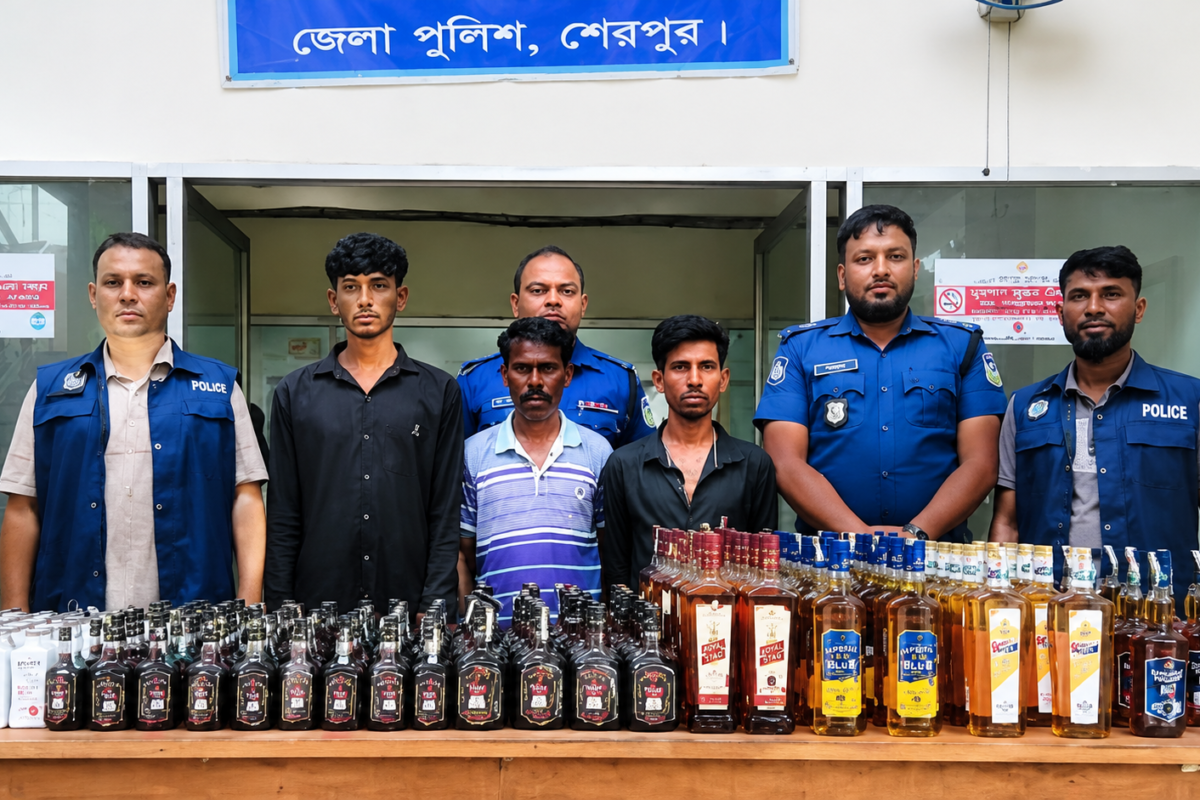 Three Arrested With Indian Liquor