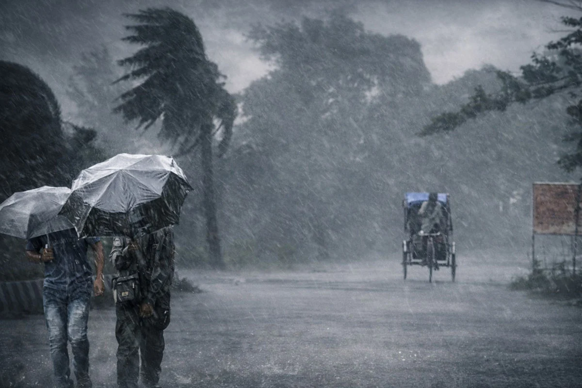 Thunderstorm Warning for Ten Regions