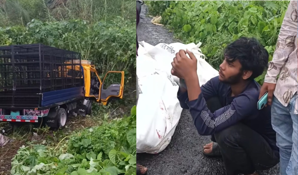 Two Dead In Manikganj Highway Pickup Truck Collision Two Dead In Manikganj Highway Pickup Truck Collision