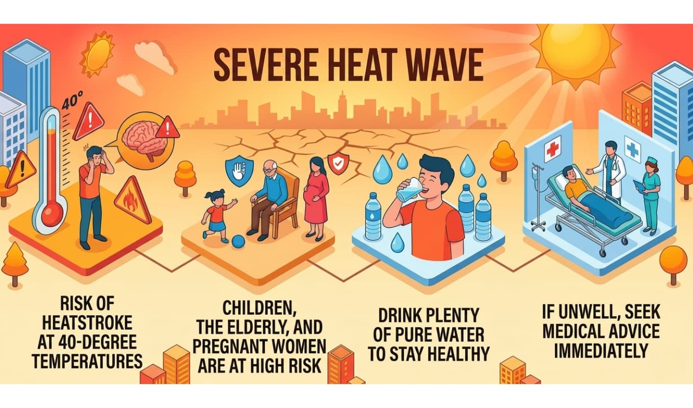 High Temperatures and Humidity Trigger Emergency Health Advisories