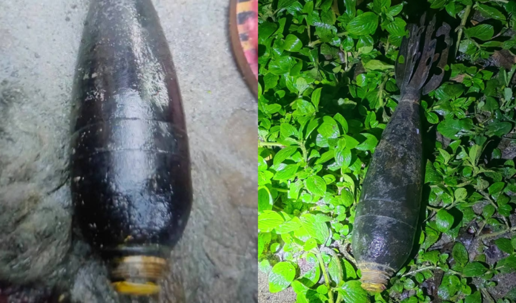 World War II Mortar Shell Recovered World War II Mortar Shell Recovered