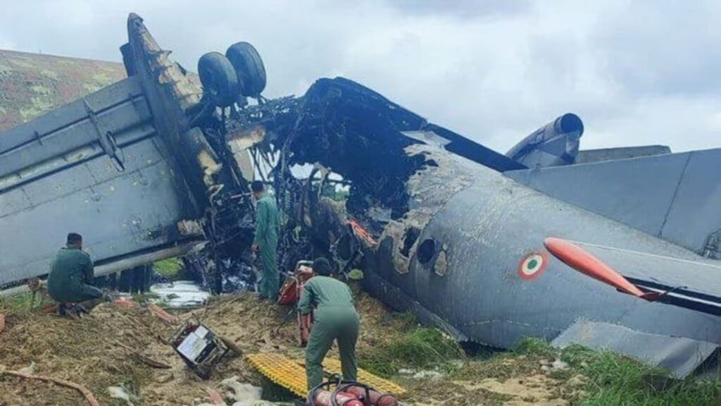 আসামে বিমান Five Killed in Indian Air Force Crash
