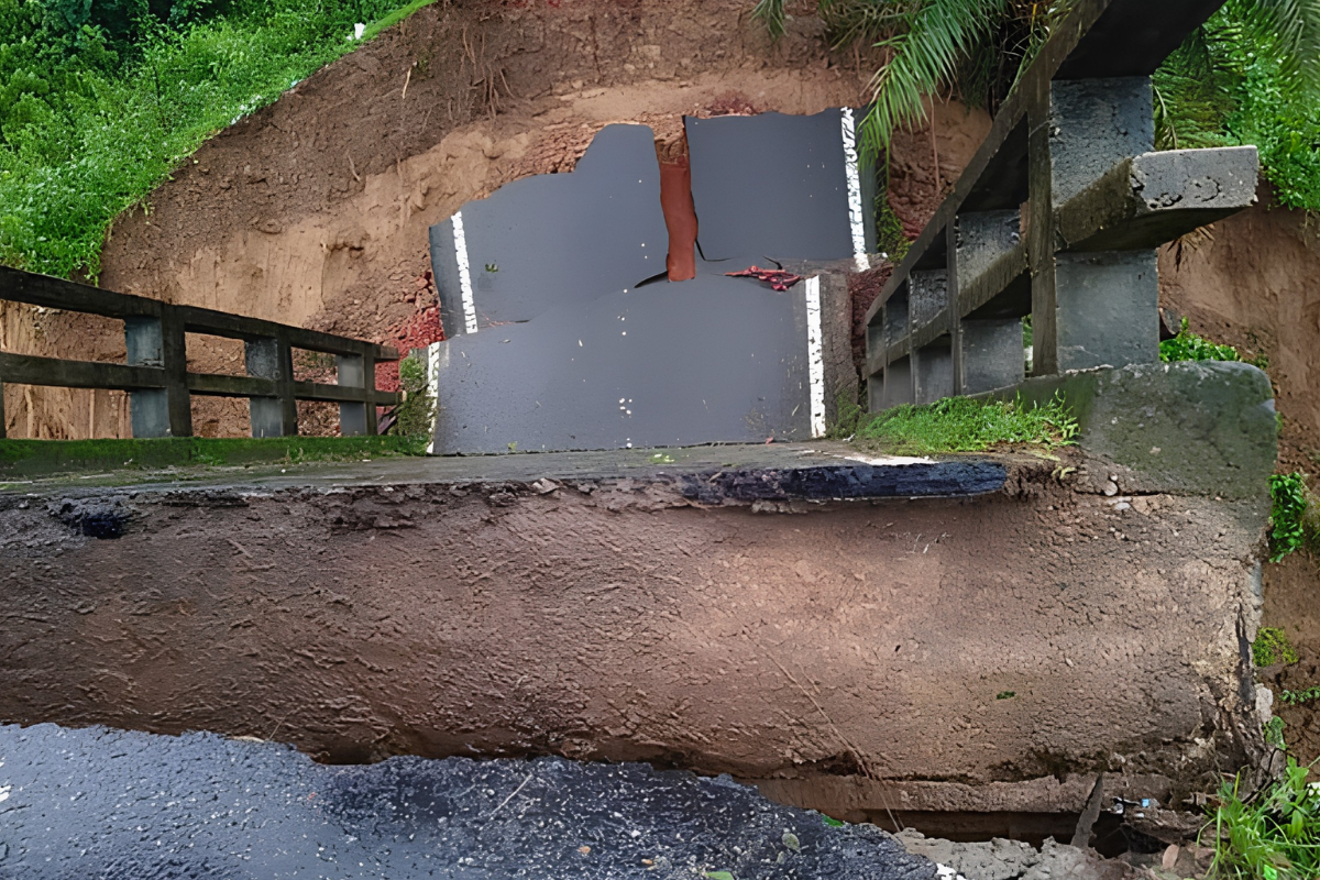 Bridge Collapse severs Rangamati-Bandarban Road Link Following Heavy Downpours