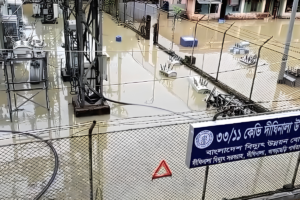 Dighinala Substation Submerged by Floods Plunging Sajek into Darkness