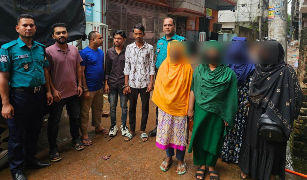 Eight detained in anti vice raid at Gazipur residential hotel Eight detained in anti-vice raid at Gazipur residential hotel
