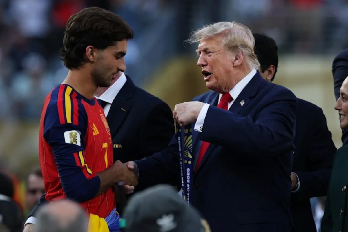 Ferran Torres Mocks Donald Trump During Spain’s Victory Parade