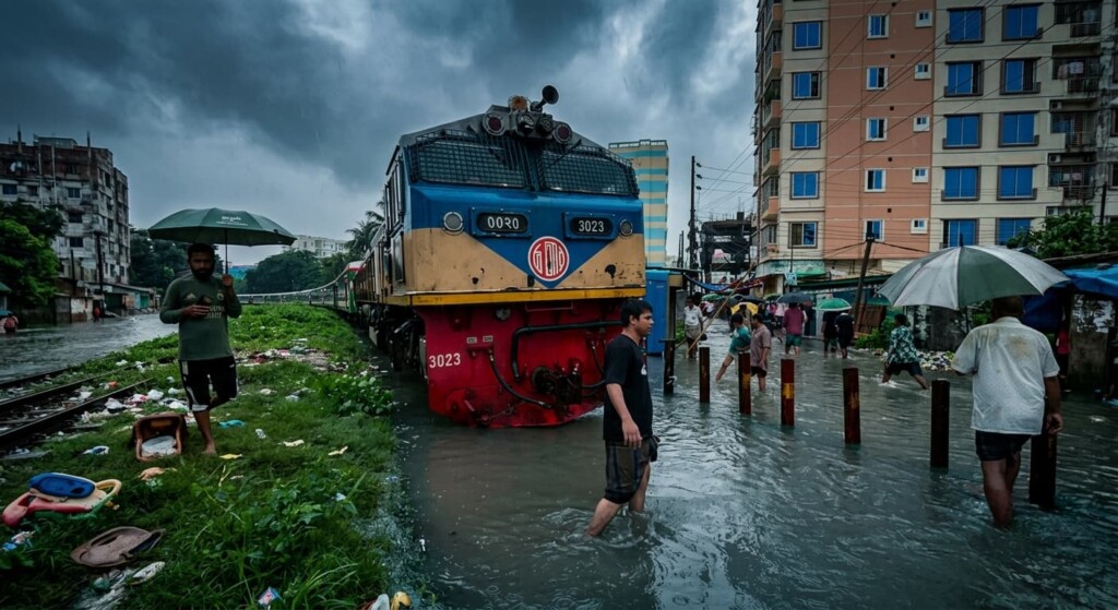 Flawed Infrastructure Leaves Chittagong Coxs Bazar Railway Submerged for Days Flawed Infrastructure Leaves Chittagong-Cox’s Bazar Railway Submerged for Days
