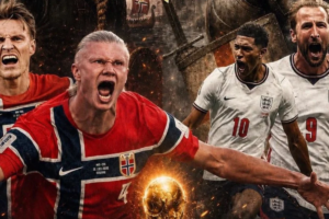 Harry Kane Praises ‘Monster’ Erling Haaland Ahead of Quarter-Final