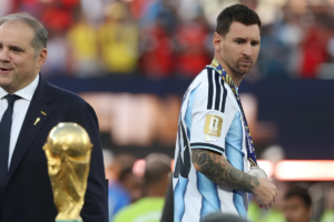 Lionel Messi Makes First Public Appearance Following World Cup Final