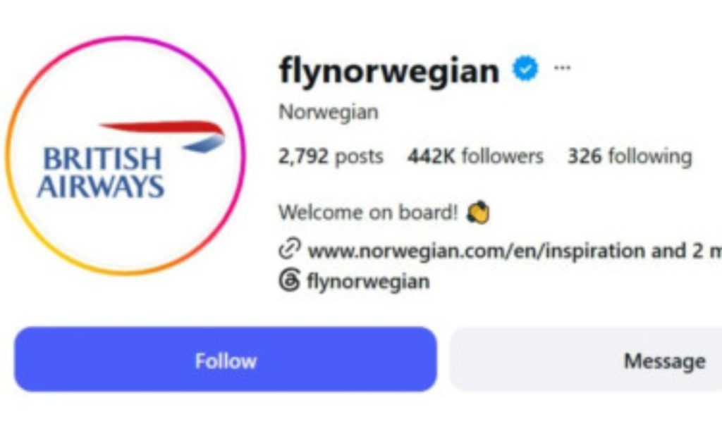 Norway Air Changes Instagram Profile After World Cup Defeat Norway Air Changes Instagram Profile After World Cup Defeat