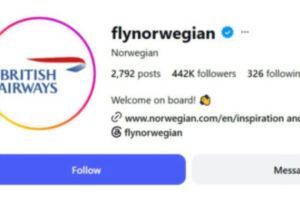 Norway Air Changes Instagram Profile After World Cup Defeat