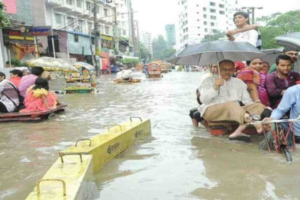 Record-Breaking Monsoon Deluge Paralyses Bangladesh Port City