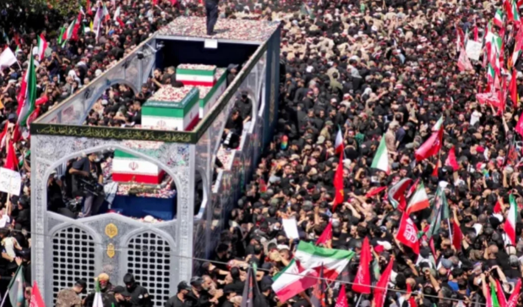 Sea of Mourners Gathers in Tehran for Khameneis Funeral Sea of Mourners Gathers in Tehran for Khamenei’s Funeral